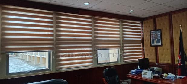 Low Maintenance Zebra Roller Blinds - main view