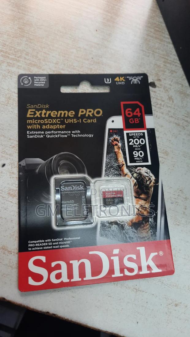 Original 64GB Exreme Pro Micro-Sd+ Adapter