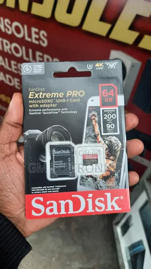 Original 64GB Exreme Pro Micro-Sd+ Adapter