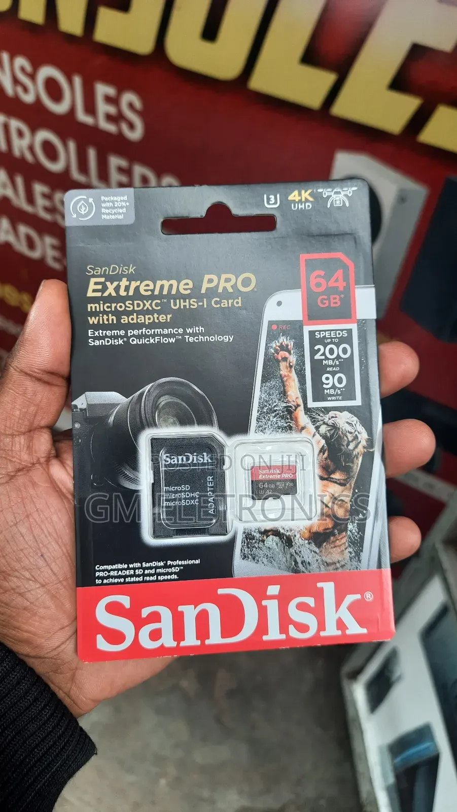 Original 64GB Exreme Pro Micro-Sd+ Adapter