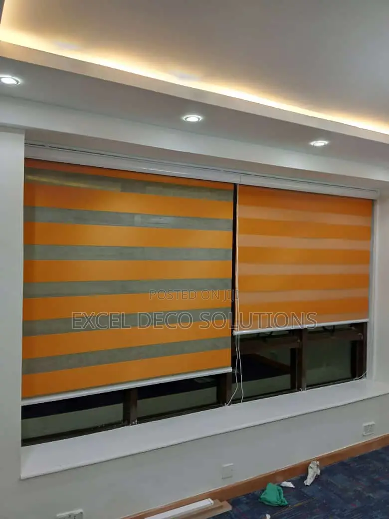 Complete Privacy Zebra Roller Blinds