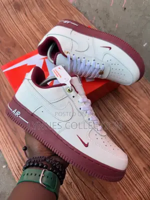 Airforce 1, Af 1 White Burgundy
