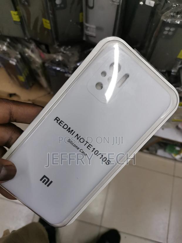 For Xiaomi Redmi Note 10 \10s Silicone Case -Gray- - main view