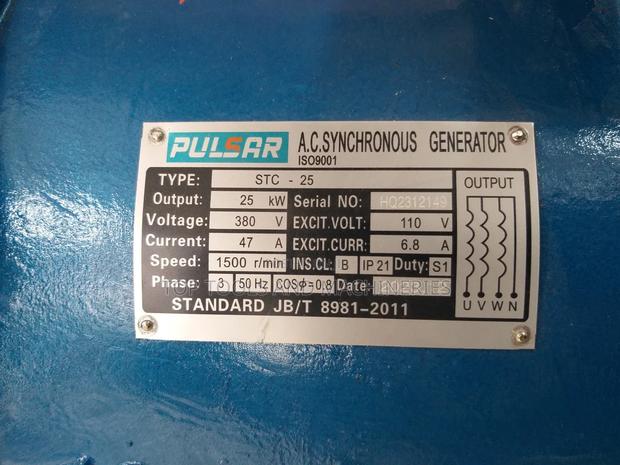 Pulsur 25KW Single/Three-Phase Generator Alternator - thumbnail 2