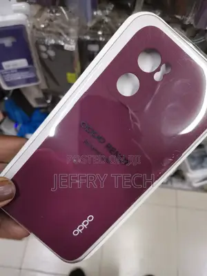 Silicone Case for OPPO Reno 7 -Burgundy-