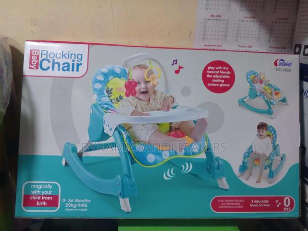 Baby Rocker With Vibrations,Hu Baby Infant to Toddler Rocker