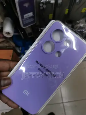 Silicone Case for Redmi Note 13 Pro 4G -Purple-