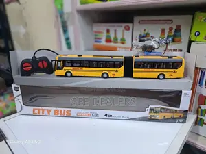 Stretch City Bus Toy, Rechargeable Remote Control Toy Bus