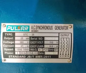 Alternator 25kw Three Phase