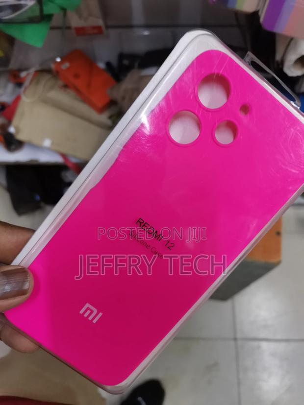Silicone Case for Case for Xiaomi Redmi 12 -Pink- - thumbnail 3