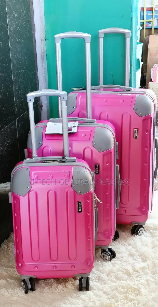 3in1 Multicolored Fibre Luxurious Suitcase - main view