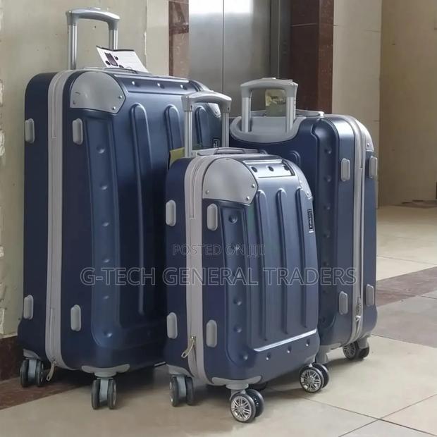 3in1 Multicolored Fibre Luxurious Suitcase - thumbnail 2