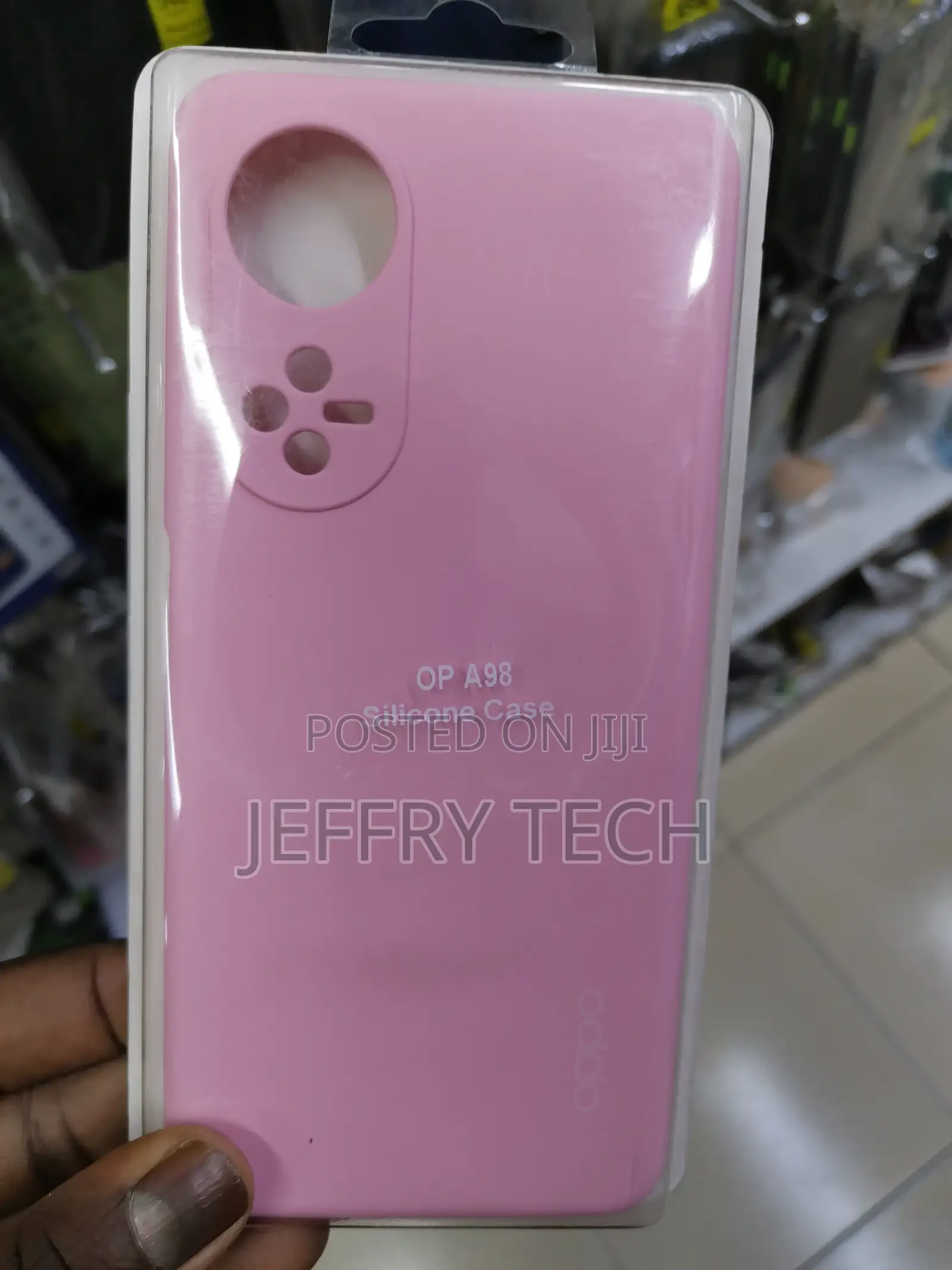 Silicone Case for OPPO A98 -Pink-