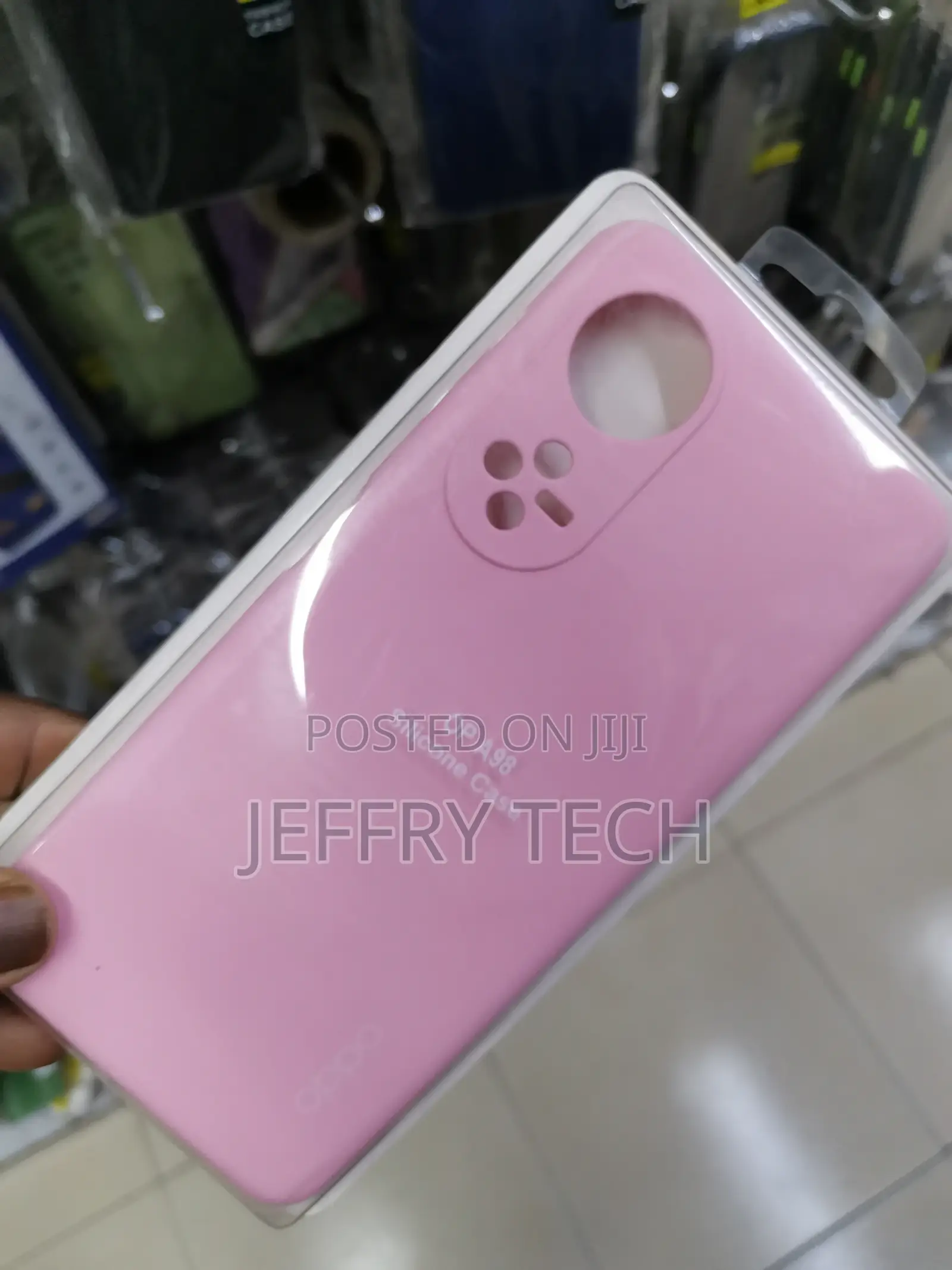 Silicone Case for OPPO A98 -Pink-