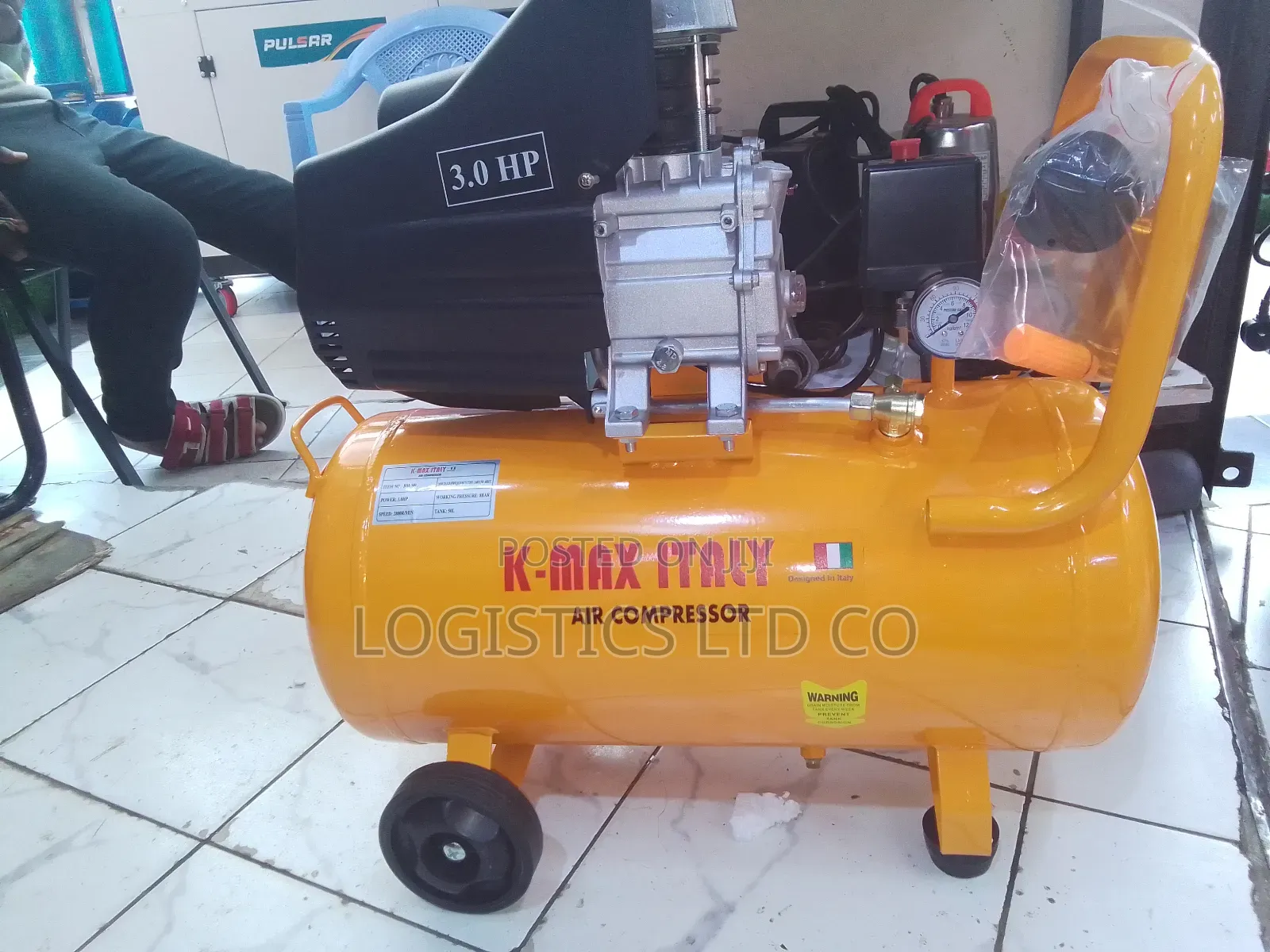 Air Compressor 50 Litres 3 Hp Electric Motor