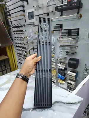 50 Cm Floor Drain -Black