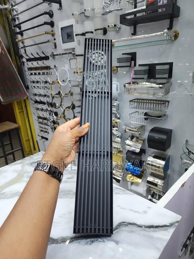 50 Cm Floor Drain -Black - main view