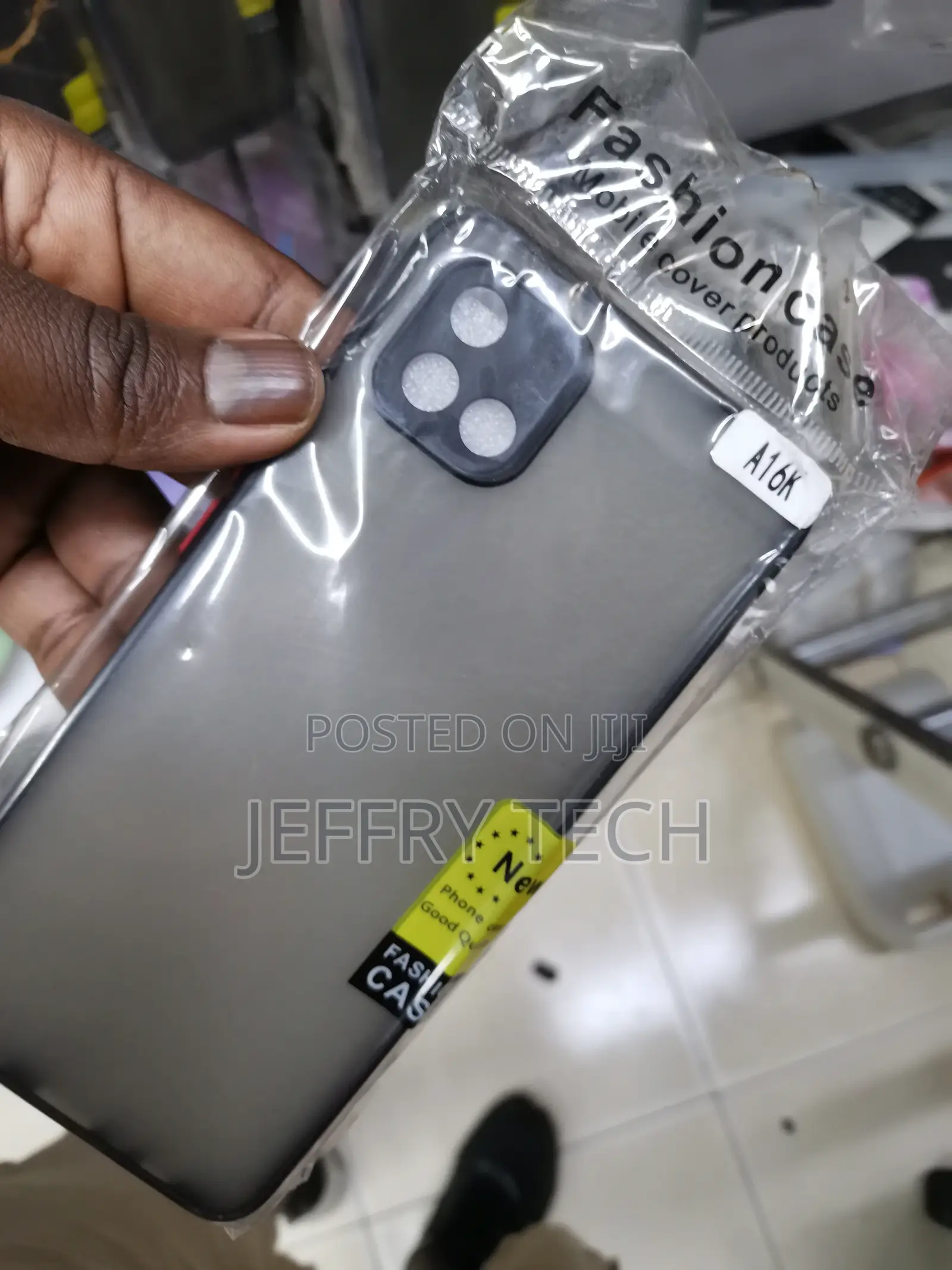 Back Cover for Oppo A16K (Smoke Cover)