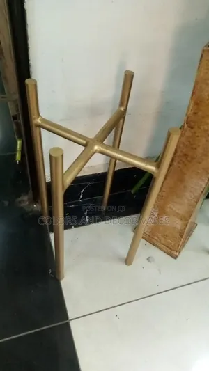 Gold Metallic Stand 40cm Long Available In White Black Too