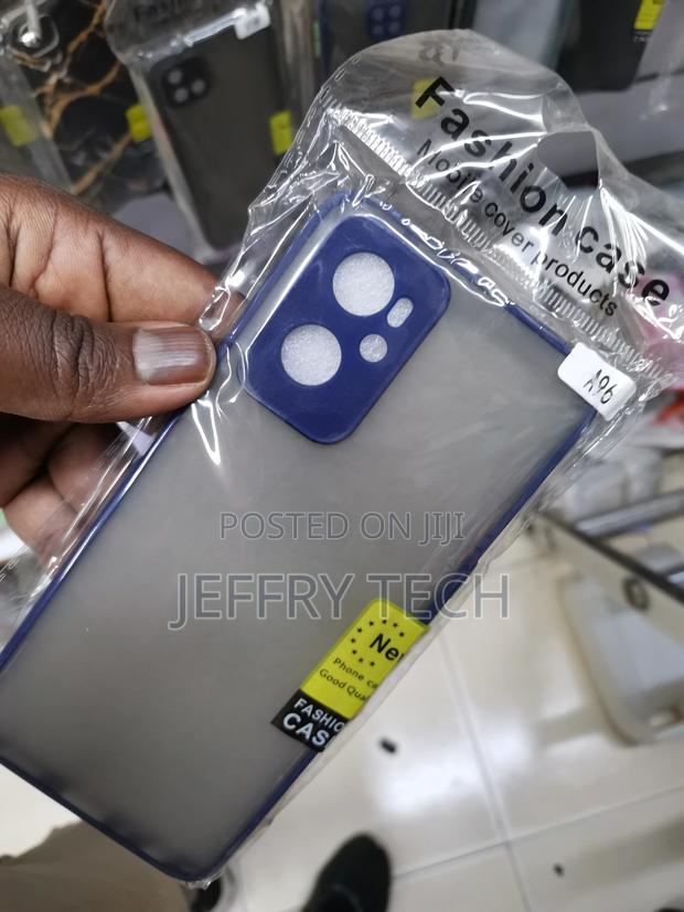 Smoked Back Case\Cover for Oppo a 96 - thumbnail 2