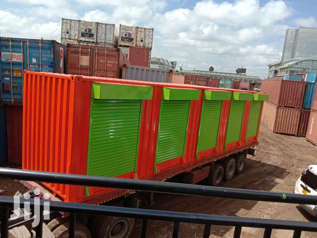 Shipping Container Stalls - main view