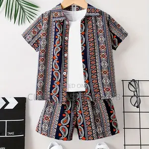 3 Piece Boys Shirt, T-Shirt Short
