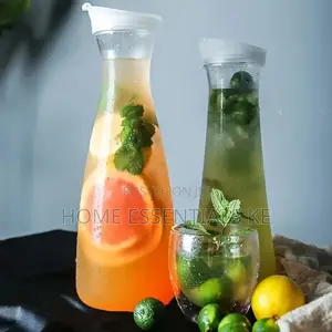 1L Acrylic Clear Fridge Beverage Bottle