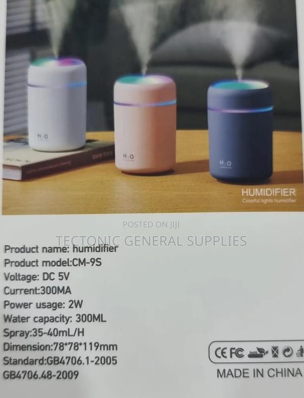 300mls Ultrasonic Humidifier/Diffuser - thumbnail 2