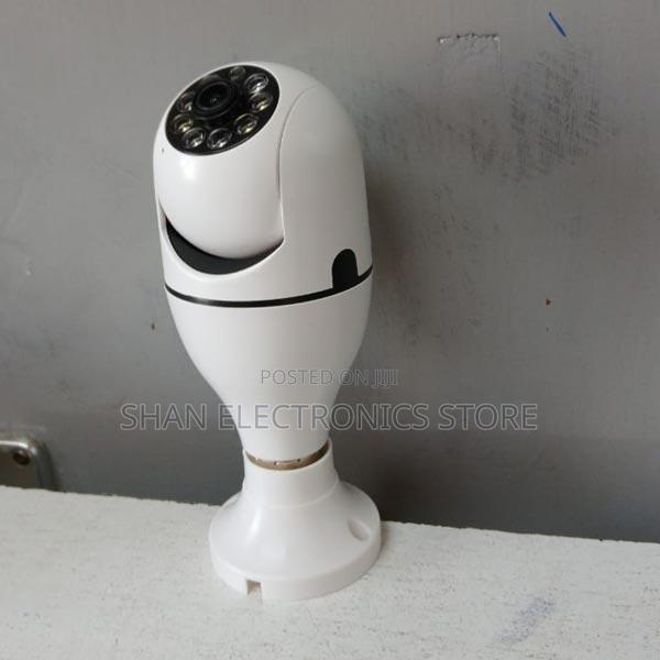 360 Degrees View- CCTV Camera I E27 Bulb Shape PTZ V380 - main view
