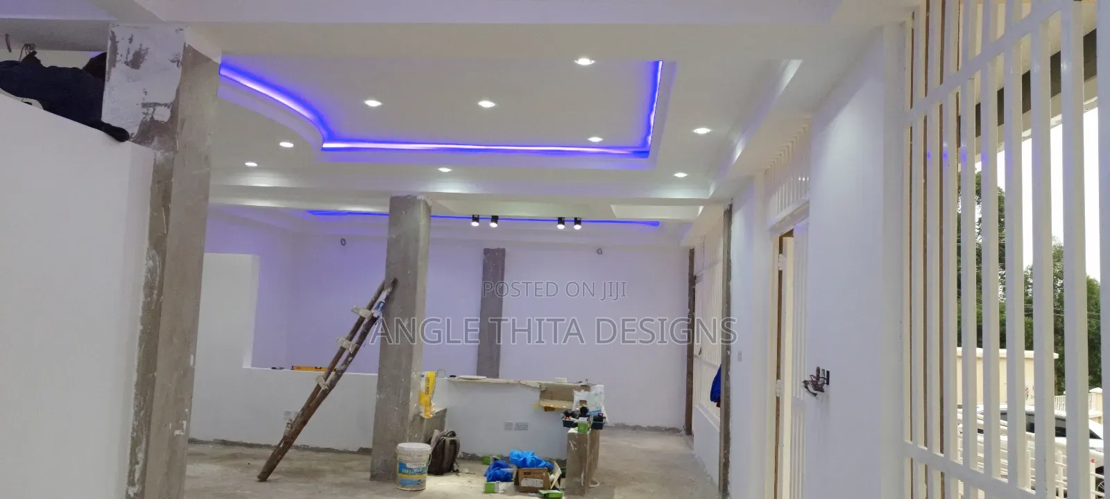 Nyamira Gypsum Ceiling Construction