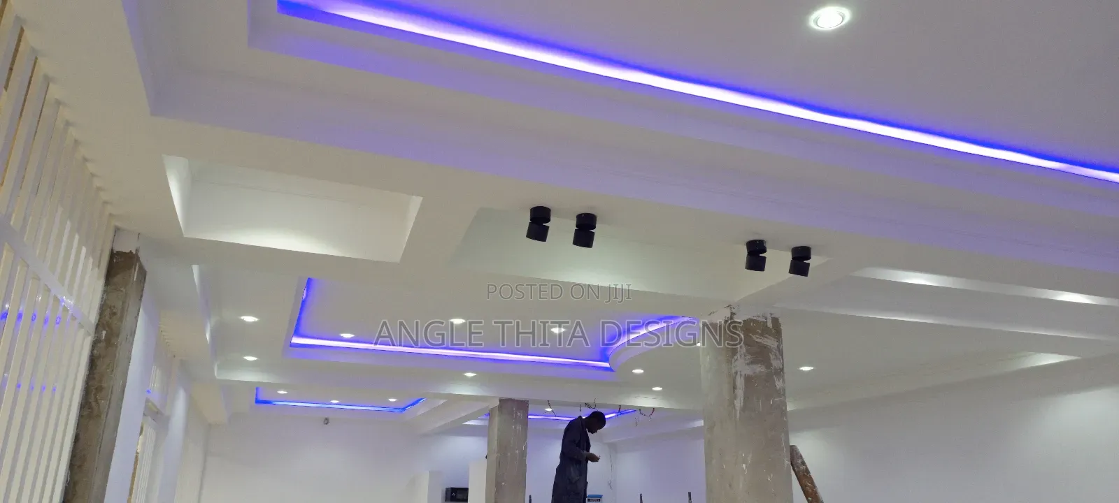 Nyamira Gypsum Ceiling Construction