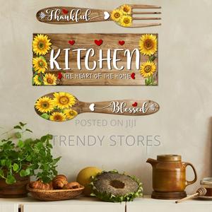 Wooden Rustic Kitchen Wall Decor - main view