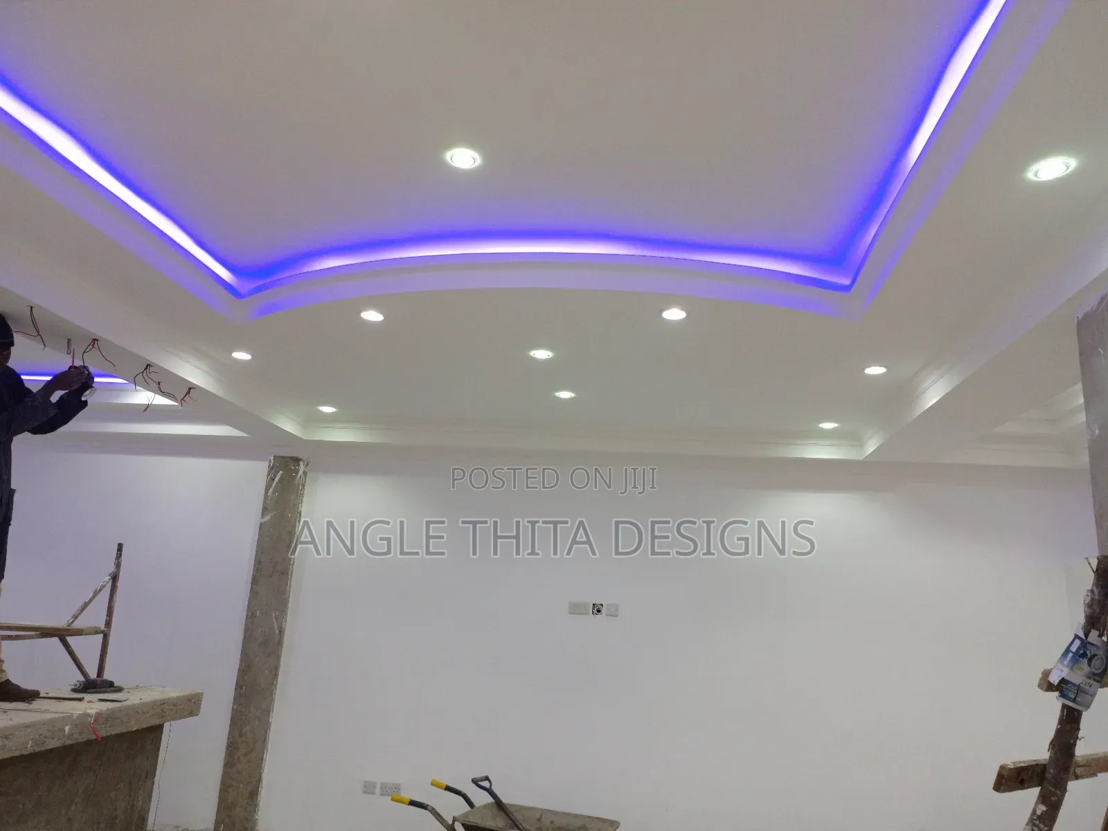 Nyamira Gypsum Ceiling Construction