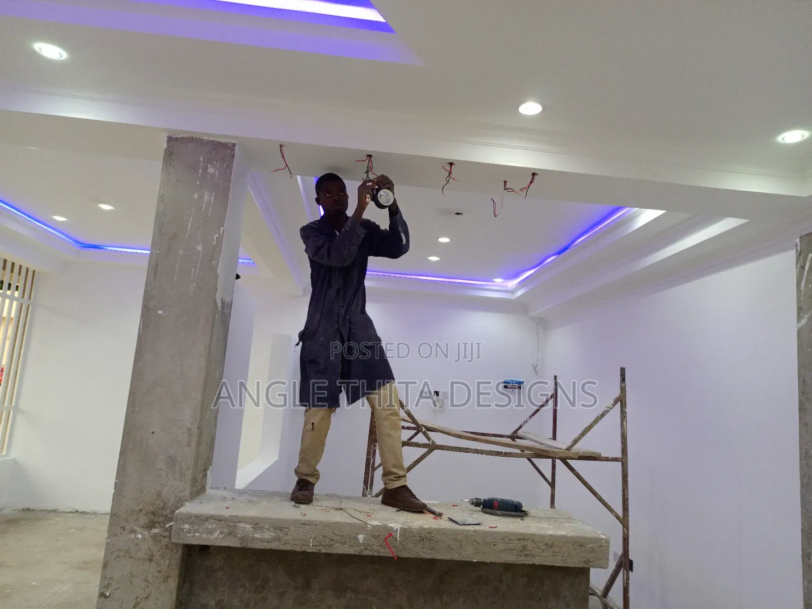 Nyamira Gypsum Ceiling Construction