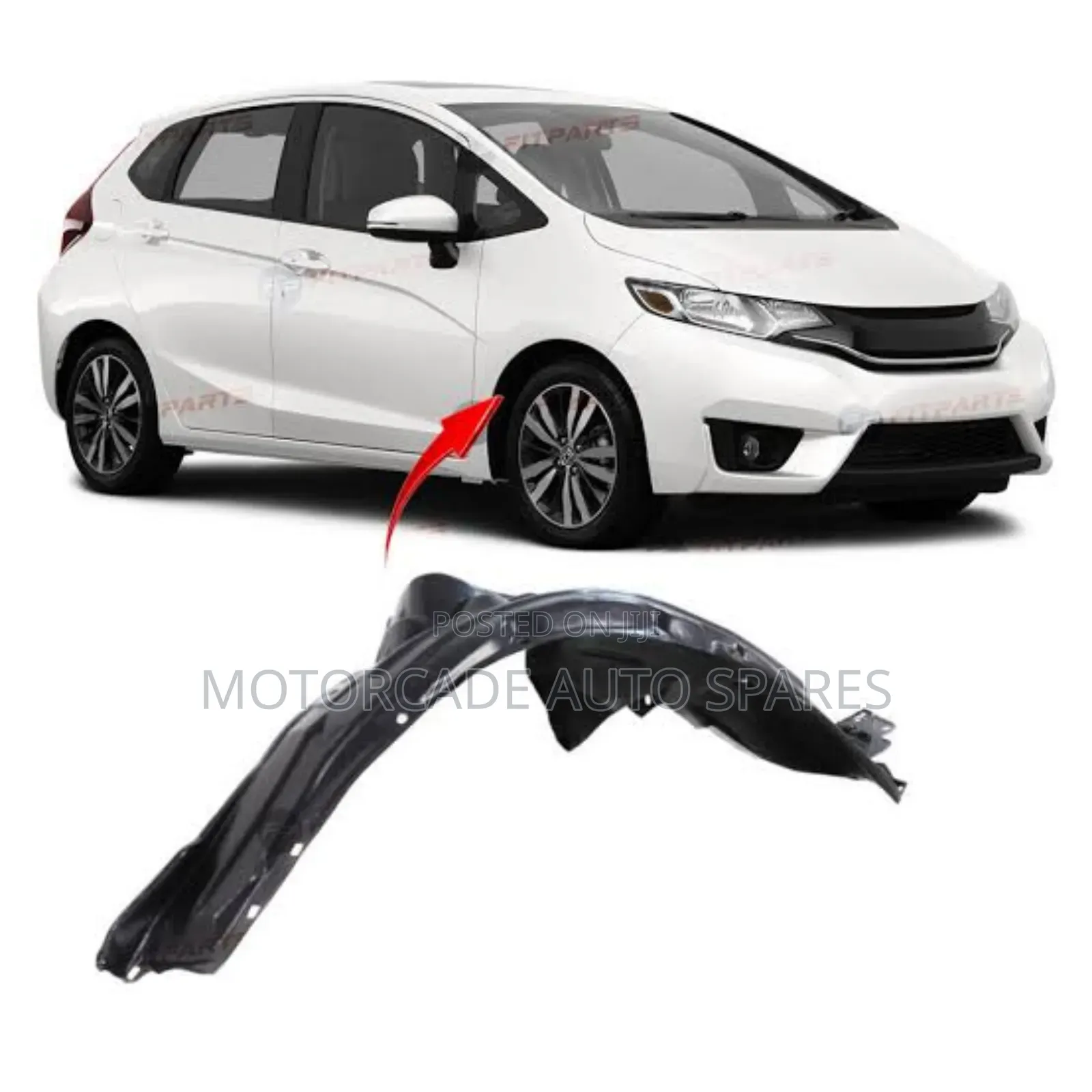 Honda Fit 2015/2016/2017 Front Bumper Stone Guards