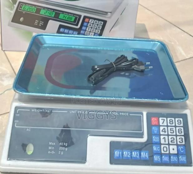 Stainless Steel ACS 40kg Armless Digital Computing Scale A6- - main view