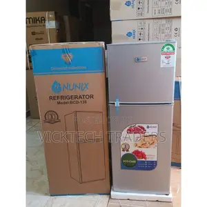 Fridge/Nunix 138L Large Capacity Double Door Refrigerator