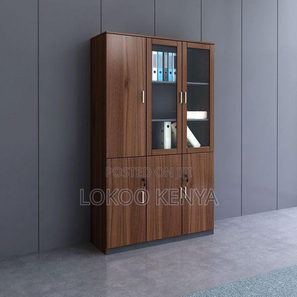 Cabinets: Wooden Modern Office Storage Cabinet - thumbnail 4