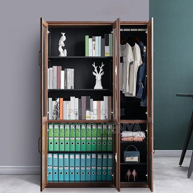 Cabinets: Wooden Modern Office Storage Cabinet - thumbnail 5
