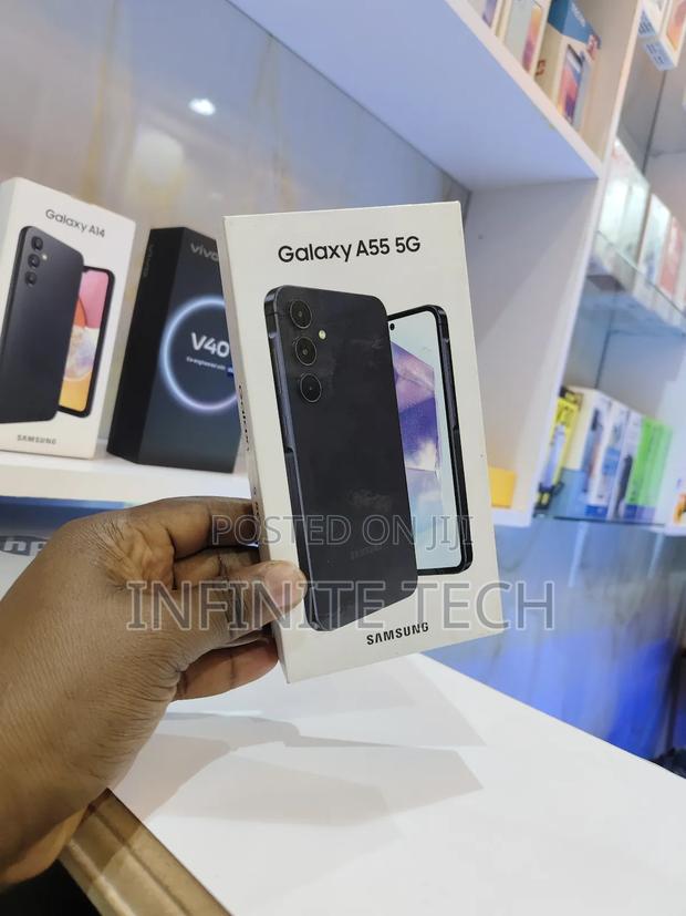 New Samsung Galaxy A55 128 GB Black - thumbnail 3
