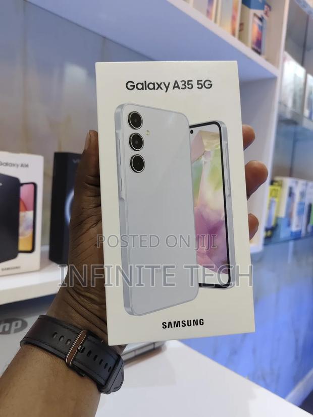 New Samsung Galaxy A35 128 GB White - thumbnail 2