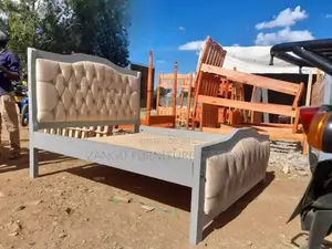 Beige Color Bed