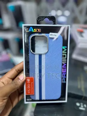 iPhone 16 Pro Max Carbon Drop Military Cover – Sky Blue
