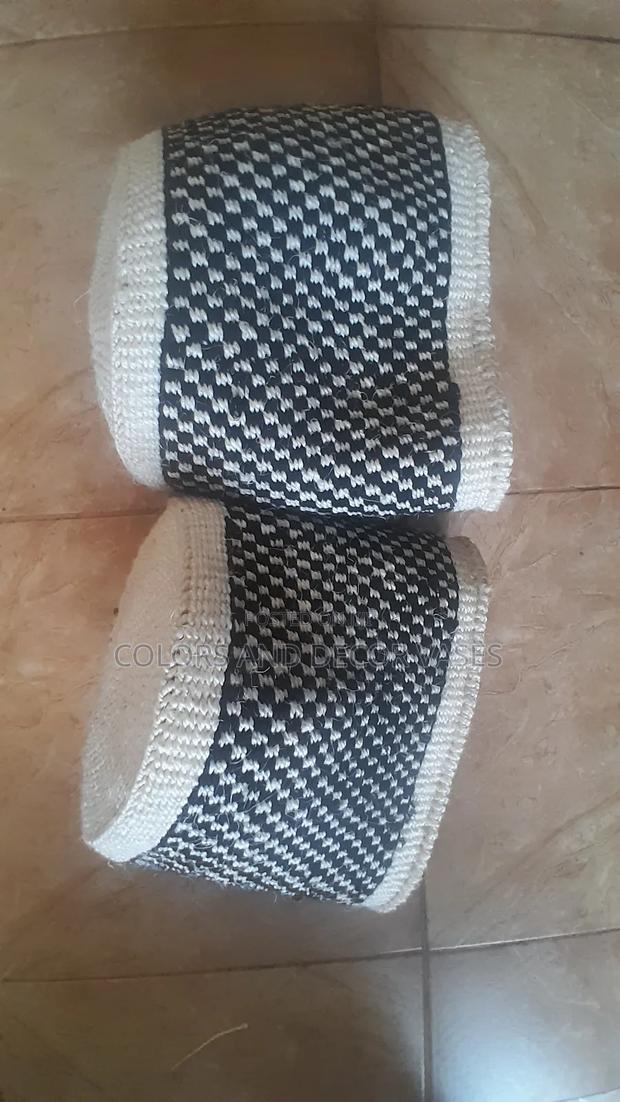 Size 8 Baskets White Black Patterned - main view