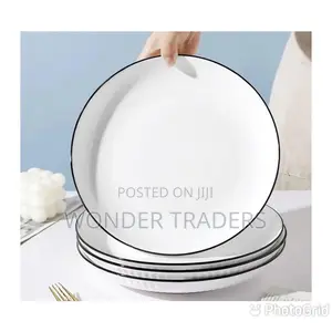10" Ceramic Pasta Dinner Plates 6pcs