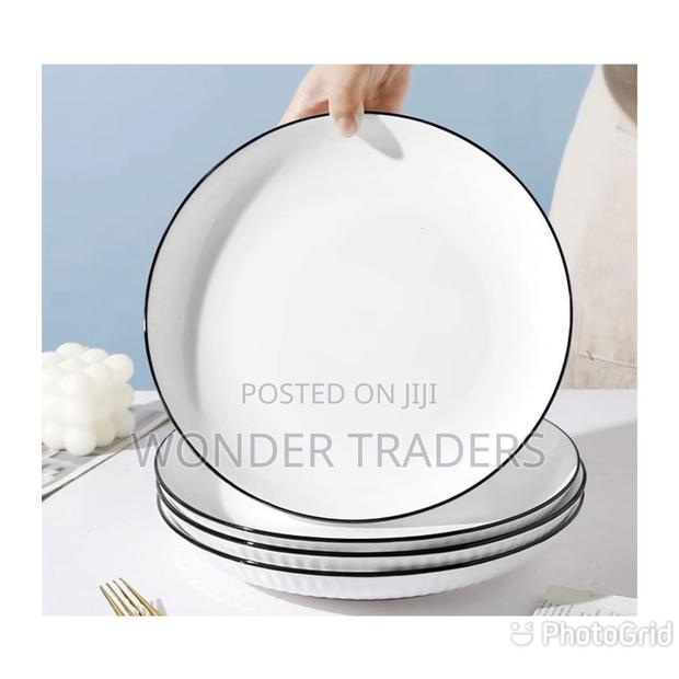 10" Ceramic Pasta Dinner Plates 6pcs - main view