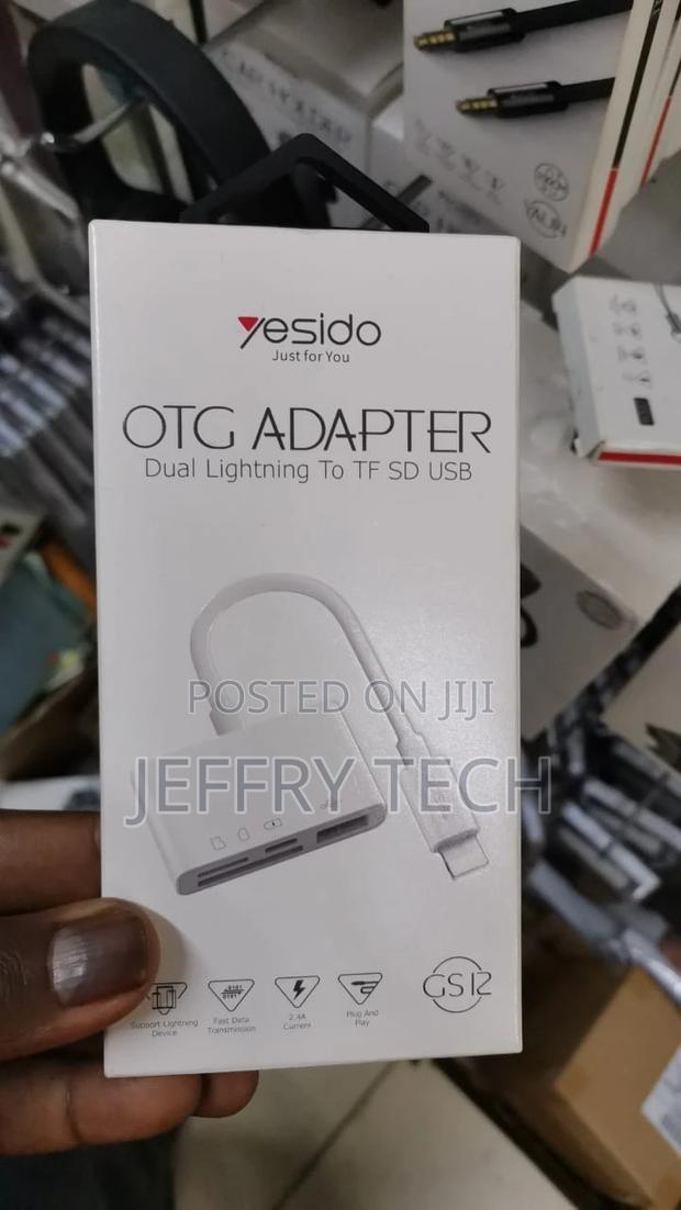 Yesido OTG Adapter Dual Lightning to TF SD USB