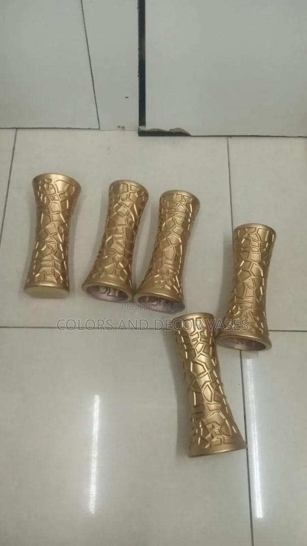 Gold Vases on Stock Plastic - main view