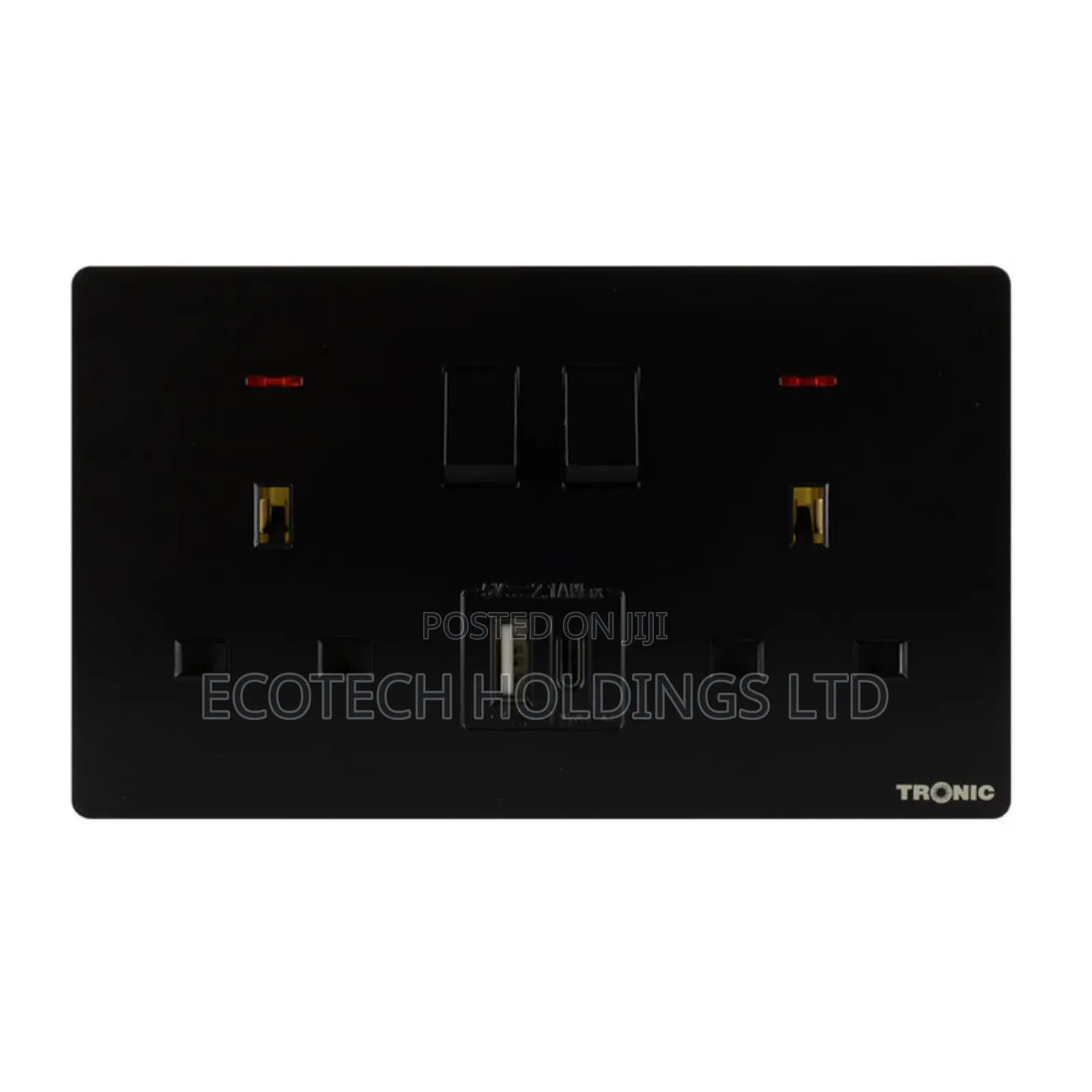 Executive Usb Twin Socket(Black Chrome) Dw3