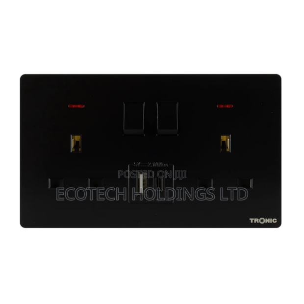 Executive Usb Twin Socket(Black Chrome) Dw3